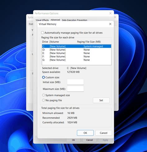 How to Increase the Size of the Approximate Total Memory of .